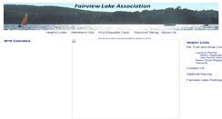 Desktop Screenshot of fairview-lake.com
